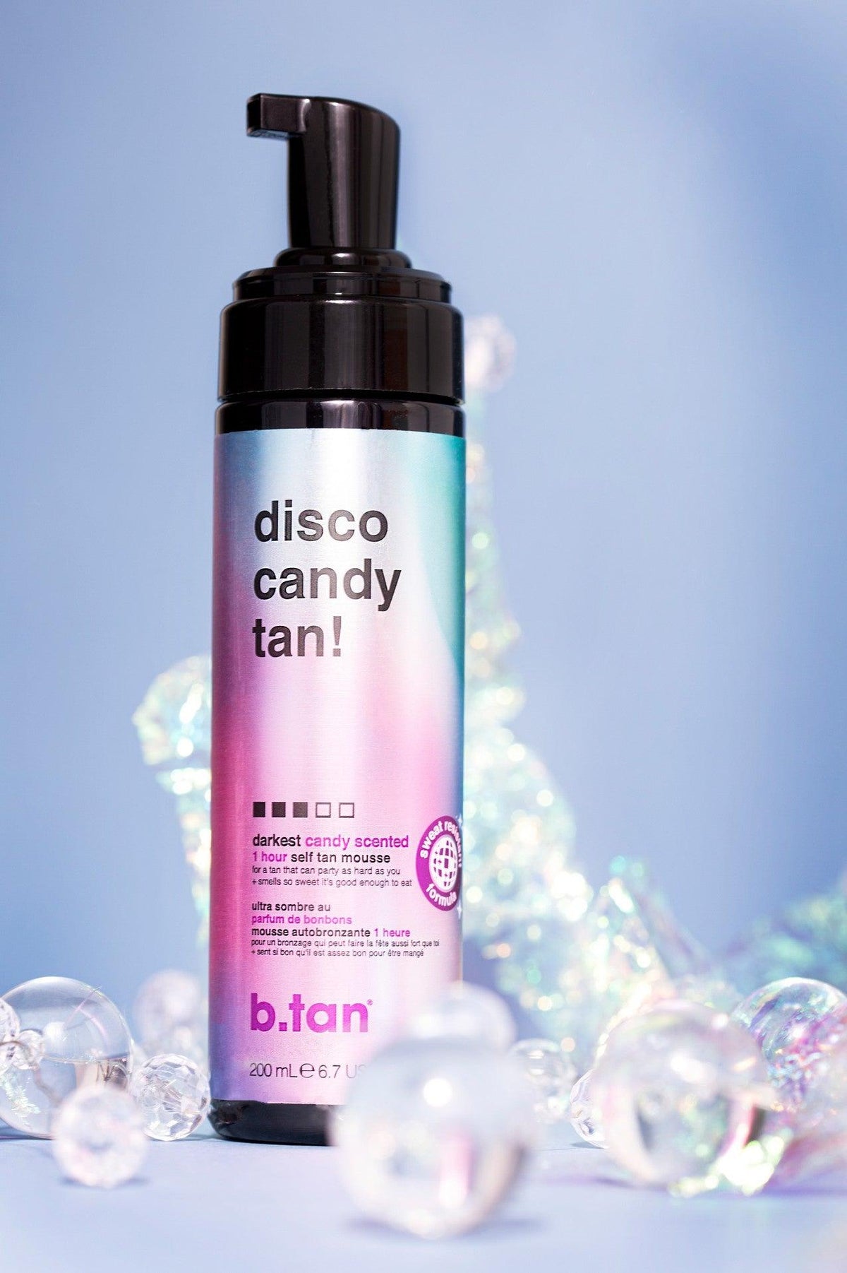 Disco candy tan, Candy scented Self Tan mousse 200ml - BTan