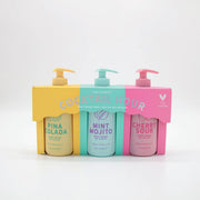 Cocktail Hour Body Wash Trio, Pineapple, Mint, Cherry - By Upper Canada