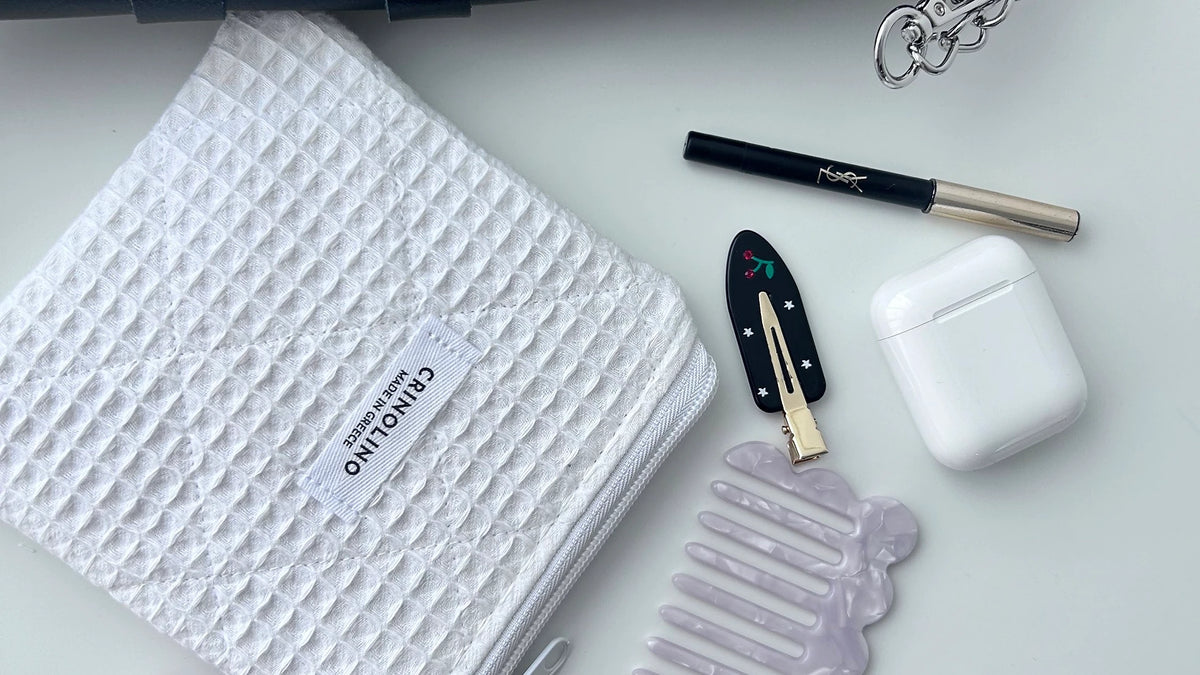 Crinolino Sweet coconut zipper pouch