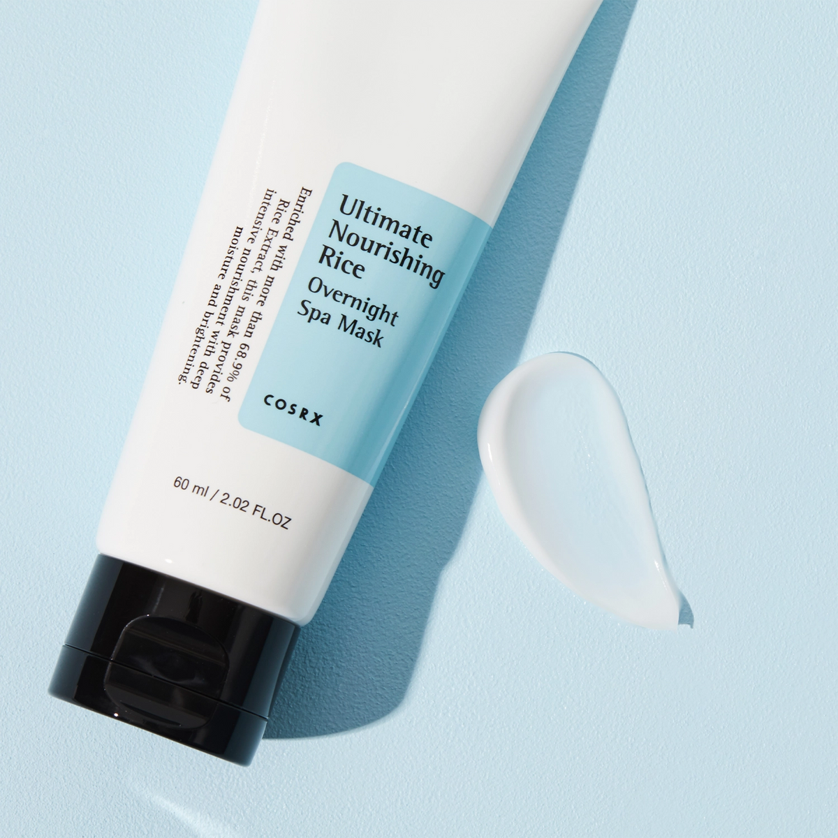 COSRX - Ultimate Nourishing Rice Overnight Spa Mask - Nourishing Night Mask with Rice Extract - 60ml