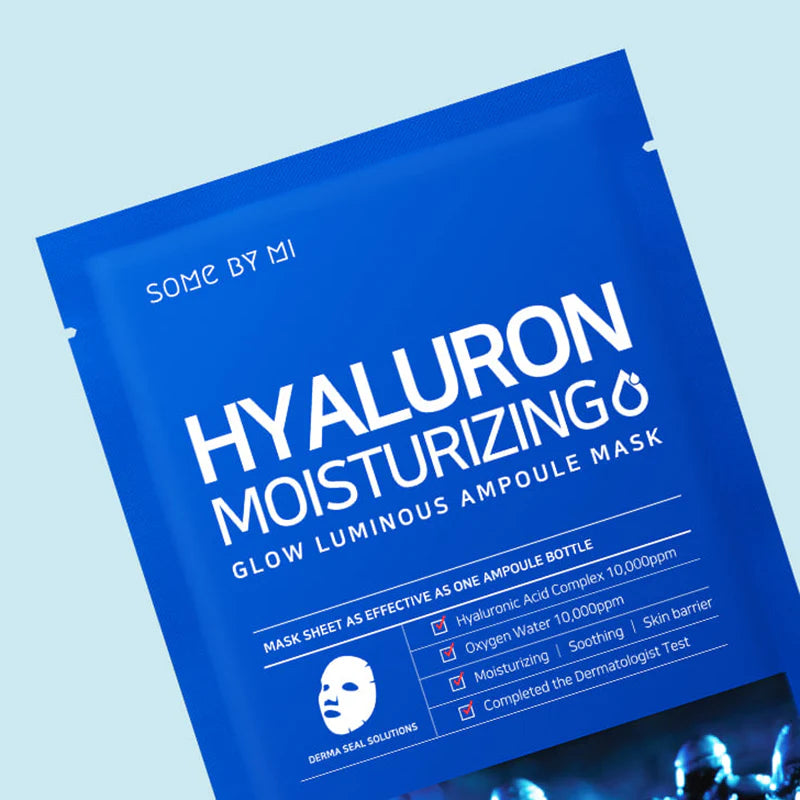 Hyaluron Moisturizing - Glow Luminous Ampoule Mask - Moisturizing Sheet Mask - 25g